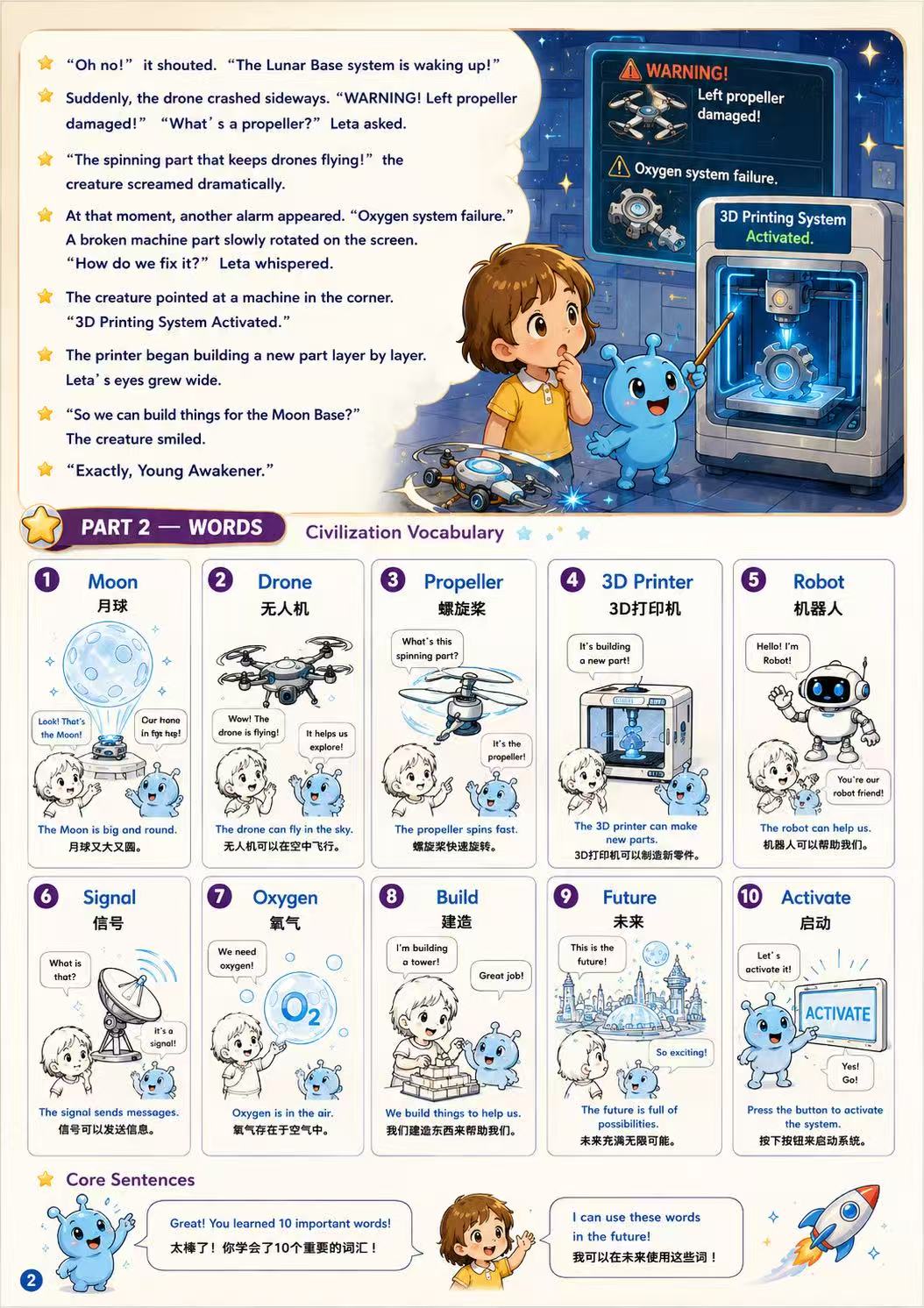 Opening Story 教材页模板